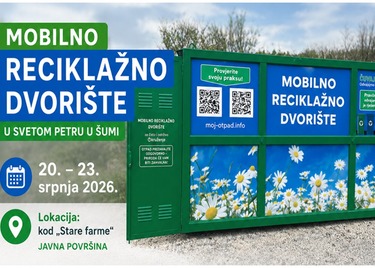 Mobilno reciklažno dvorište u Općini Sveti Petar u Šumi od 20. do 23. srpnja