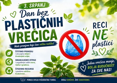 Sutra je Dan bez plastičnih vrećica – ponesite svoju višekratnu vrećicu