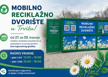 Mobilno reciklažno dvorište sljedeći tjedan u Mjesnom odboru Trviž