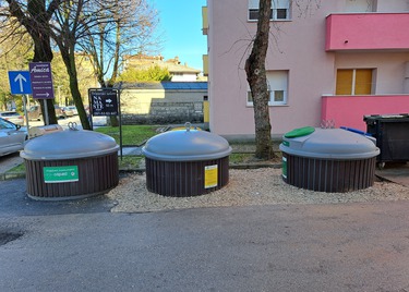 U Pazinu postavljeni polupodzemni spremnici za reciklabilni otpad