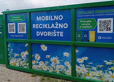 Mobilno reciklažno dvorište u Mjesnom odboru Beram