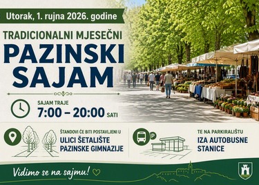 Pazinski sajam – 1. rujna 2026.