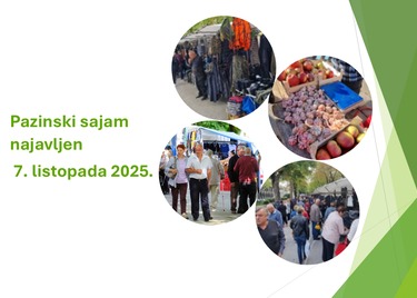 Pazinski sajam najavljen  7. listopada 2025. godine
