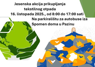 Jesenska akcija prikupljanja tekstilnog otpada
